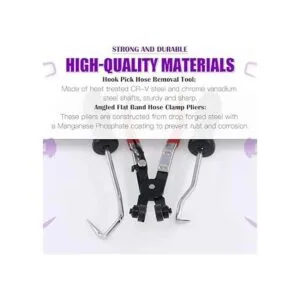 Swpeet Juego de alicates de abrazadera para manguera 3
