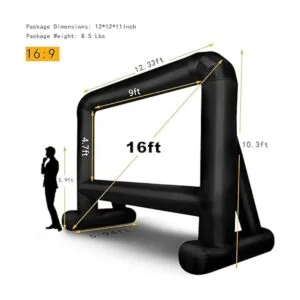 OUTTOY Pantalla inflable de cine para exteriores_3