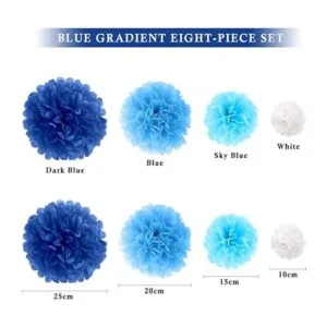 Binpeng Binpeng Pomones de papel colgantes bola de