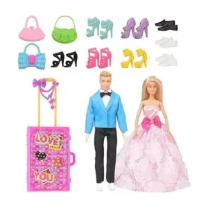 SOTOGO 33 piezas de ropa de muñeca y accesorios para