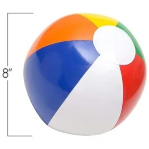 ArtCreativity Bolas de playa inflables arcoíris Paquete_2