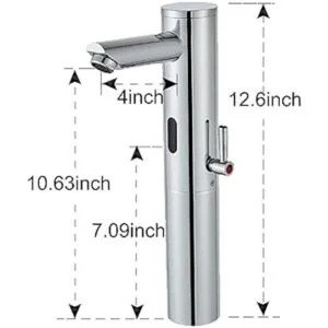 Grifo de lavabo de cuerpo alto electrónico con sensor_6