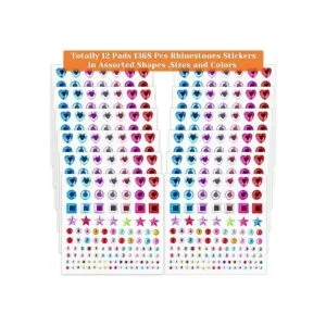 Selizo 1368 calcomanías de diamantes de imitación