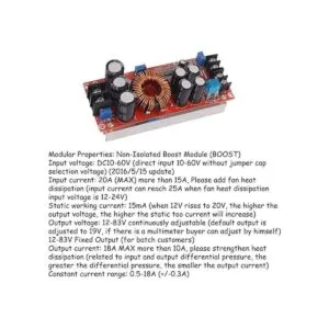 KOOBOOK 1 unidad 1200 W 20 A DC coche módulo de fuente de_2
