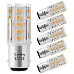 Bayshe 3W 12V BA15S S8 SC Bayoneta de base de contacto