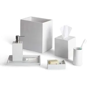 Jonathan Adler Papelera de baño de laca talla única_3