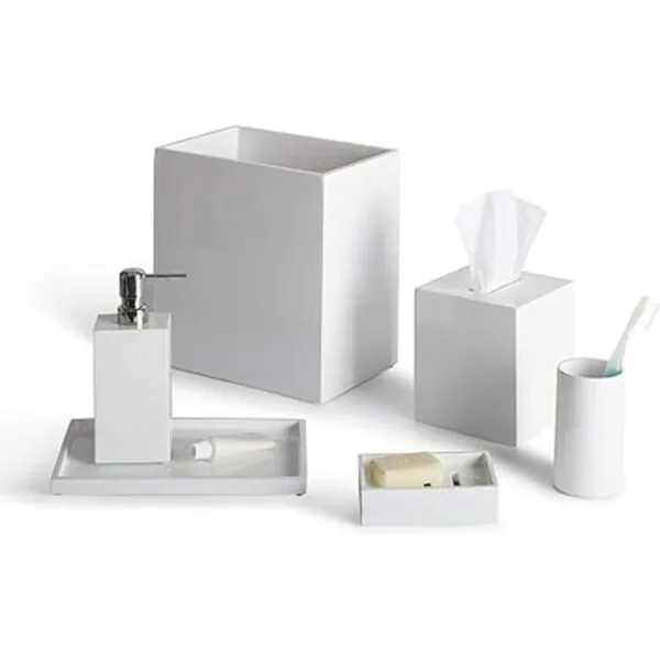 Jonathan Adler Papelera de baño de laca talla única_3
