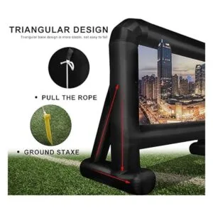 OUTTOY Pantalla inflable de cine para exteriores_5