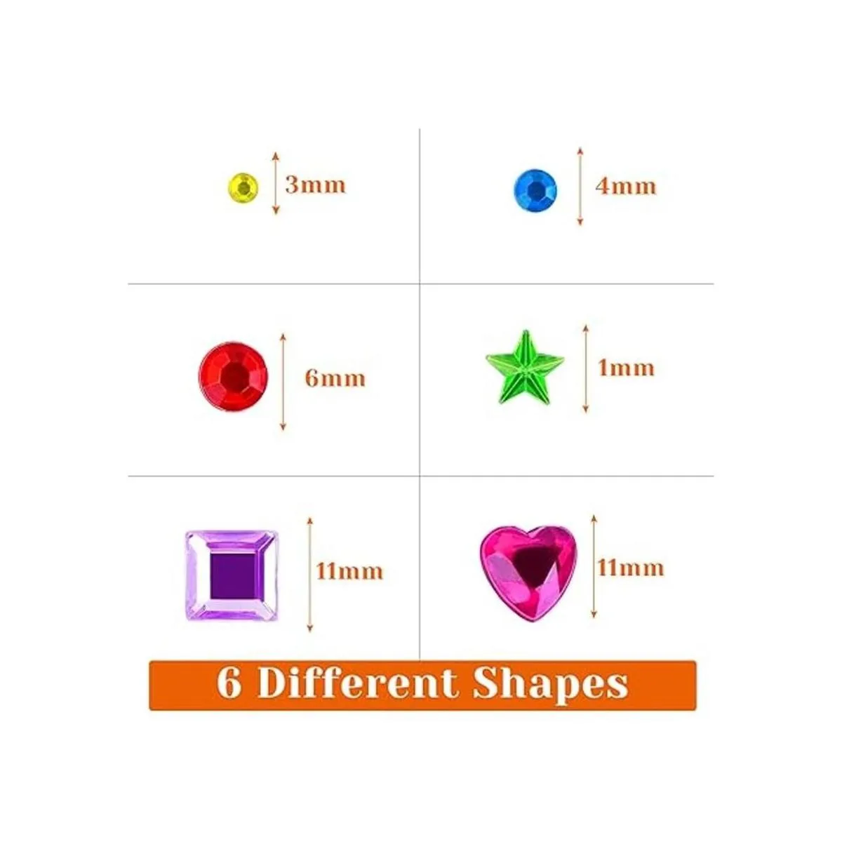 Selizo 1368 calcomanías de diamantes de imitación