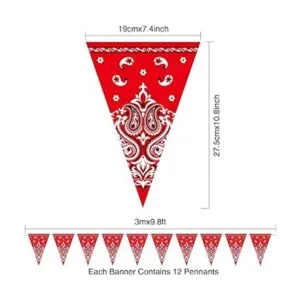 Paquete de 5 banderines de banderines de Navidad_2