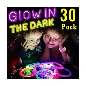 Paquete de 30 pulseras LED de Halloween iluminadas_6