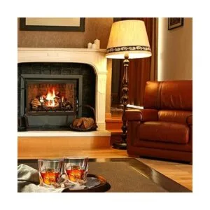 Juego de 4 vasos de whisky sin plomo cristalería de 10