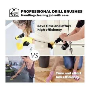 Holikme Juego de 25 accesorios de cepillos para taladro_4