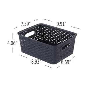Cand Cestas organizadoras de plástico para multiuso 6