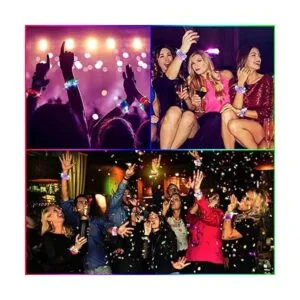 Paquete de 30 pulseras LED de Halloween iluminadas_2