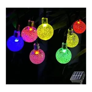 Cadena de luces solares SPLOcolor para exteriores 20