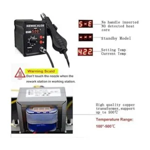 Estación de retrabajo de aire caliente a 932.0 F con_3