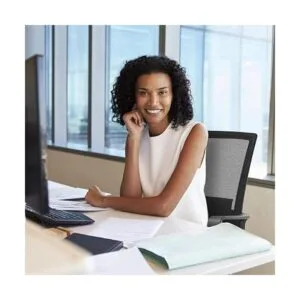 Silla de oficina en casa silla ergonómica de escritorio_2