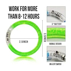 Paquete de 30 pulseras LED de Halloween iluminadas_3