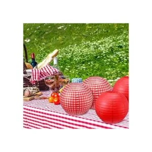 Blulu Faroles de papel para decoración de fiesta de