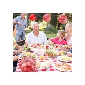 Blulu Faroles de papel para decoración de fiesta de