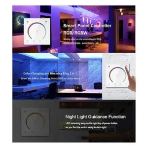 AMKI Interruptor de pared LED regulador LED cubierta de_2