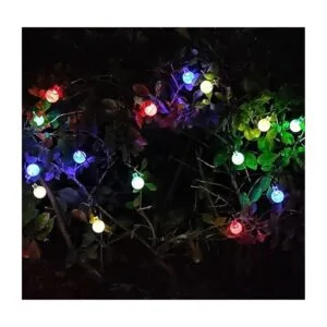 Cadena de luces solares SPLOcolor para exteriores 20