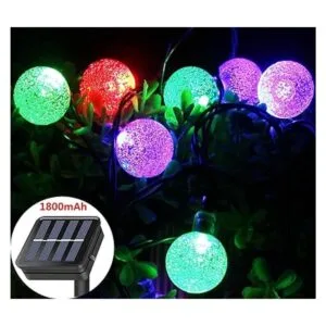 Cadena de luces solares SPLOcolor para exteriores 20