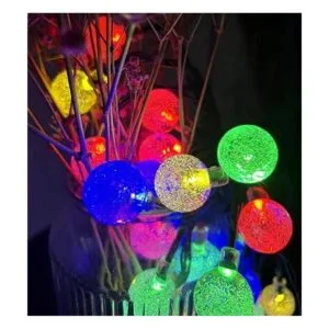 Cadena de luces solares SPLOcolor para exteriores 20