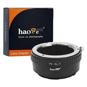 Haoge Adaptador de montura manual para objetivo Pentax K_1