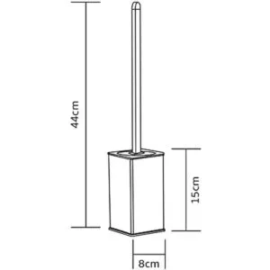 Soporte para cepillos de inodoro de acero inoxidable 304_6