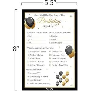 Juegos de cumpleaños How Well Do You Know The Birthday_3