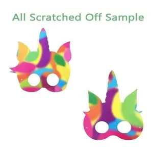 MALLMALL6 24 máscaras de unicornio arco iris rasguños_2