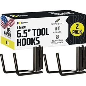 DC Cargo Mall Paquete de 2 gancho para palaherramientas