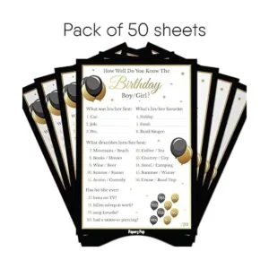 Juegos de cumpleaños How Well Do You Know The Birthday_2