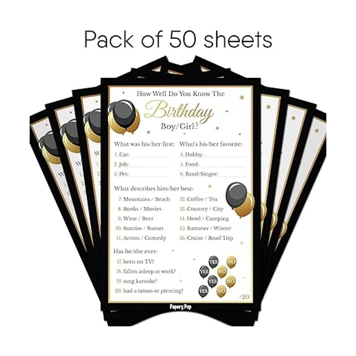 Juegos de cumpleaños How Well Do You Know The Birthday_2