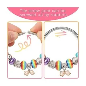 PinkSheep Pulseras para niños 6 unidades pulseras de_2