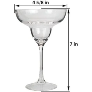 Lilys Home Unbreakable Acrylic Margarita Glasses Made of_5