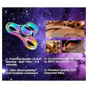 Juego de 3 juguetes giratorios de arco iris para la_3