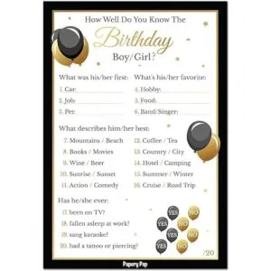 Juegos de cumpleaños How Well Do You Know The Birthday_4