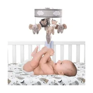 Lambs Ivy Jungle Safari Cuna musical para bebé color_3