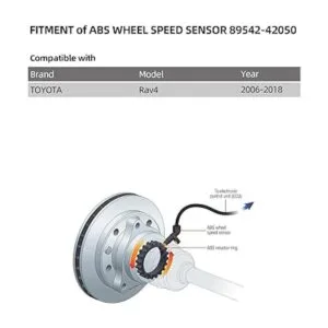 Sensor de velocidad de rueda ABS delantero derecho_2