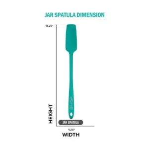 Espátula para tarro de silicona raspador de goma