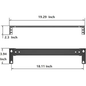 Mofangtech 1U plegable de acero laminado en frío de 19_6