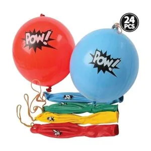 Globos de perforación de superhéroes paquete de 24 bolas_6