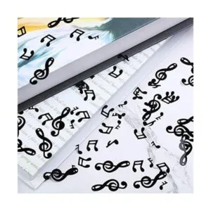 Confeti de música con notas musicales notas de confeti