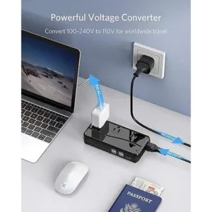 BESTEK Adaptador universal de viaje de 100 a 220 V a 110 V_2