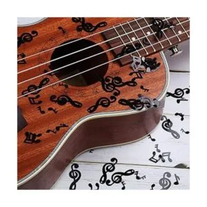 Confeti de música con notas musicales notas de confeti