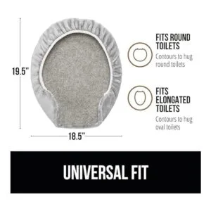 Gorilla Grip Funda de asiento para tapa de inodoro de_4