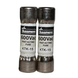 KTK15 Fusible 892583 15 Amp 600 voltios paquete de 2 QSU_1